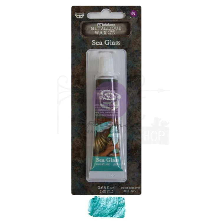 Wosk metaliczny Sea Glass Finnabair Art Alchemy Metallique Wax 20ml 969806 Prima