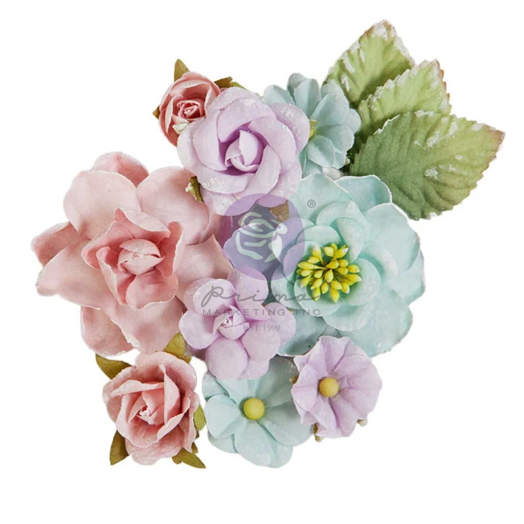 Kwiaty kwiatki papierowe In Full Bloom Collection Spring Breeze 12szt 668631 Prima