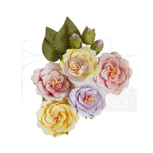 Kwiaty kwiatki papierowe In Full Bloom Collection Sunday Afternoon 12szt 668617 Prima