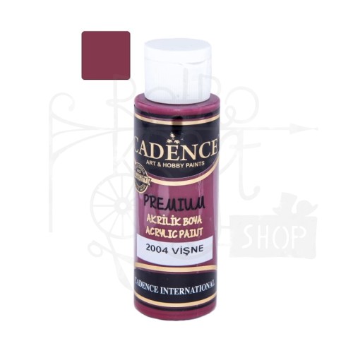 Farba akrylowa Premium wiśniowy 70ml P70-2004 Cadence