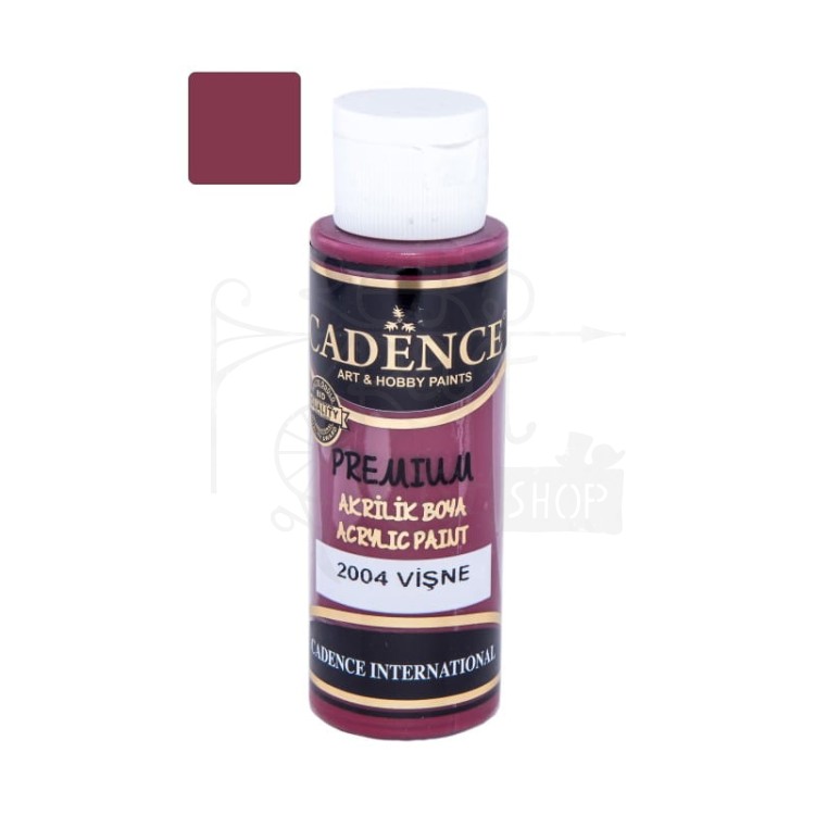 Farba akrylowa Premium wiśniowy 70ml P70-2004 Cadence