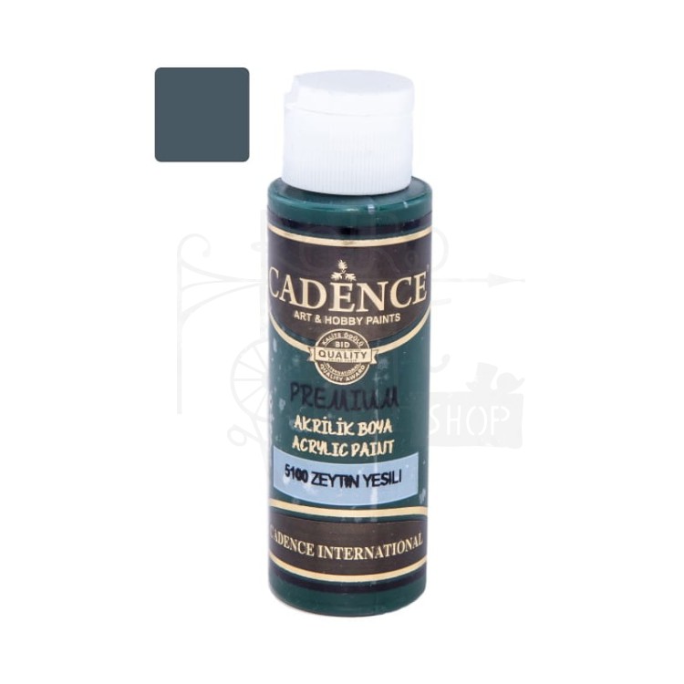 Farba akrylowa Premium zielona oliwka 70ml P70-5100 Cadence