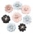 Kwiaty papierowe 8szt Pastels&amp;black CEKP-082 dpCraft