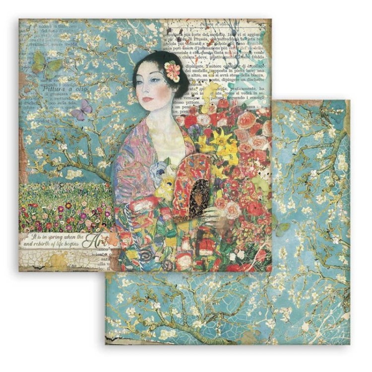Zestaw papierów do scrapbookingu 20x20 Atelier des Arts SBBS33 Stamperia