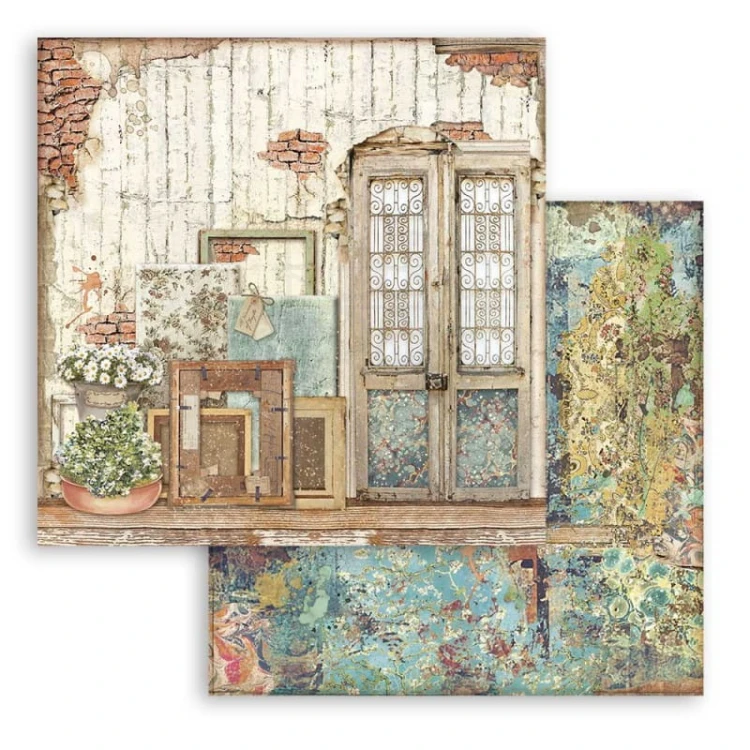 Zestaw papierów do scrapbookingu 20x20 Atelier des Arts SBBS33 Stamperia