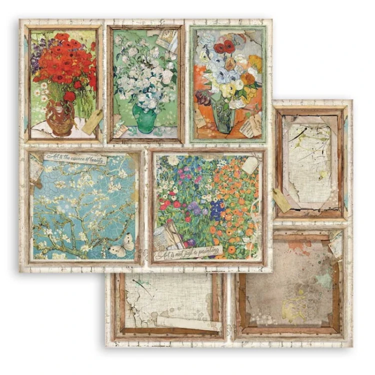 Zestaw papierów do scrapbookingu 20x20 Atelier des Arts SBBS33 Stamperia