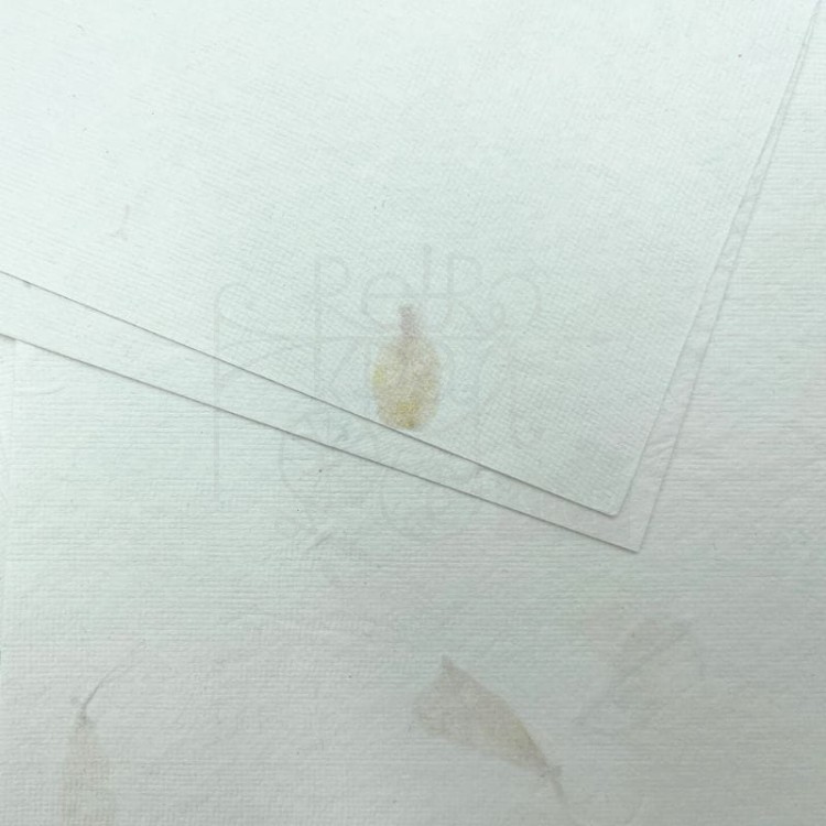 Papier czerpany A4 biały ze słonecznikiem 300g