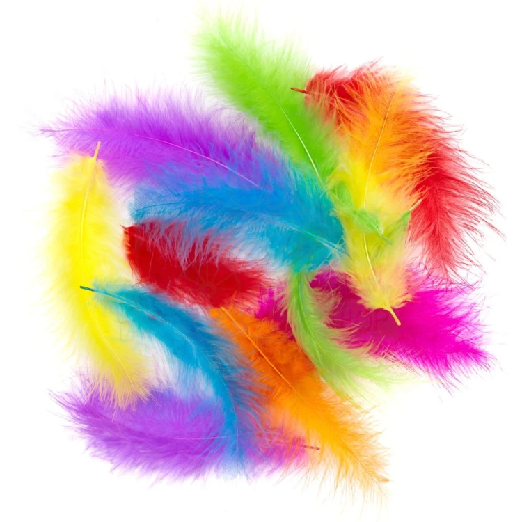 Pióra indycze 10-15cm 30szt Brights CEPI-116 dpCraft