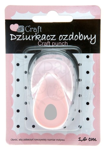 Dziurkacz ozdobny do papieru i pianki 1.6 cm jajko JCDZ-105-080 dpCraft