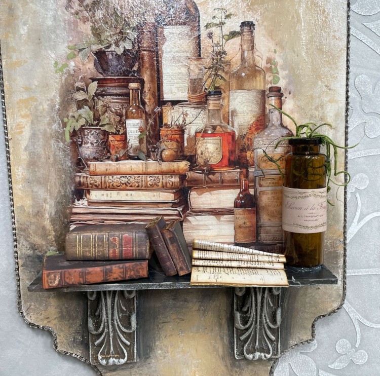 Papier ryżowy 24x33 Nostalgia 5 LBD356 LaBlanche