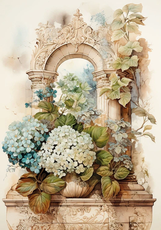 Papier ryżowy 24x33 Nostalgia 2 LBD353 LaBlanche
