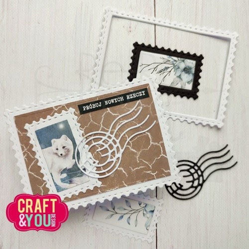 Wykrojnik ATC Ramka ze znaczkiem CW263 Craft&amp;You Design