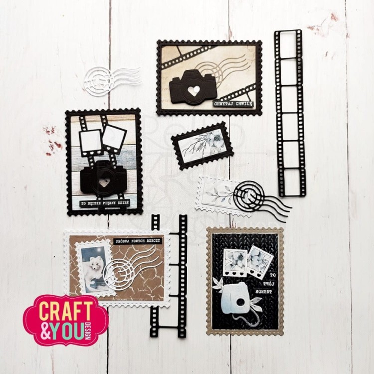Wykrojnik ATC Ramka ze znaczkiem CW263 Craft&amp;You Design
