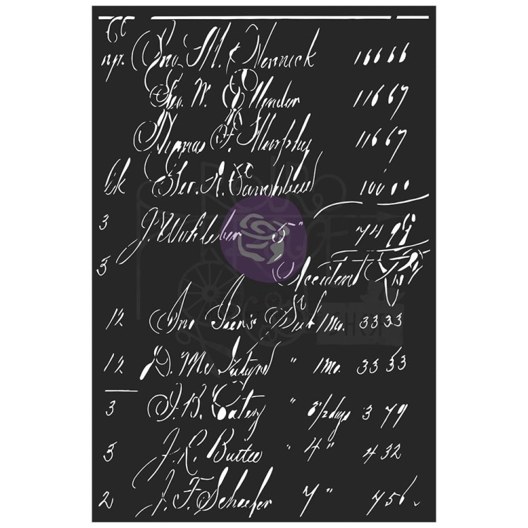 Szablon maska 16x30cm Calculations Finnabair 969882 Prima