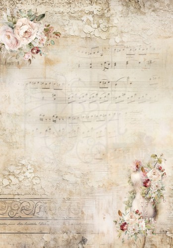Papier ryżowy A4 Melody Of The Heart AA-MOTH-RP-01 Alchemy of Art