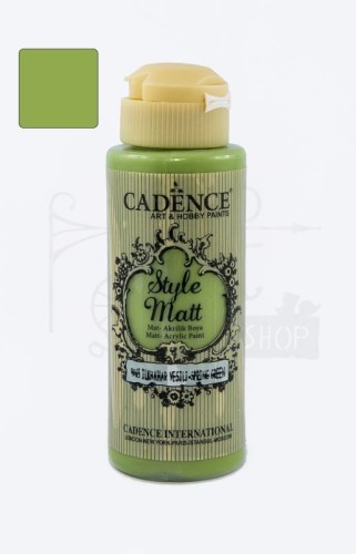 Farba akrylowa matowa Style Matt wiosenny zielony 120ml S9065 Cadence