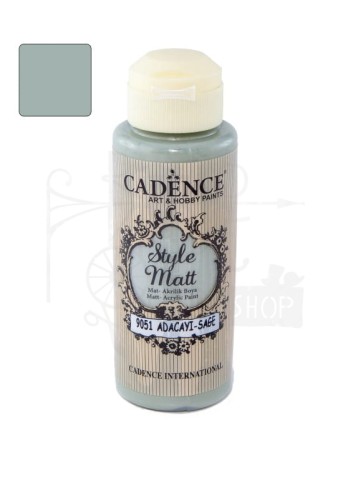 Farba akrylowa matowa Style Matt szałwiowy 120ml S9051 Cadence