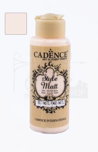 Farba akrylowa matowa Style Matt pastelowy róż 120ml S9017 Cadence