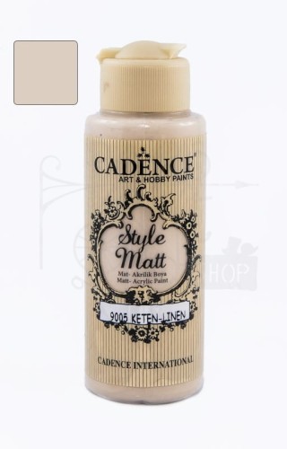 Farba akrylowa matowa Style Matt lniany 120ml S9005 Cadence