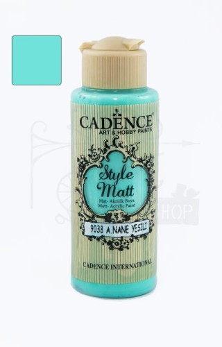 Farba akrylowa matowa Style Matt jasno miętowy 120ml S9038 Cadence