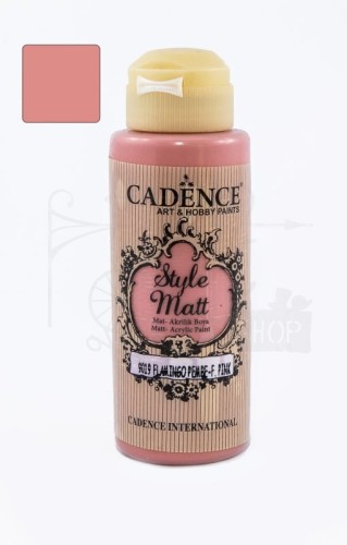 Farba akrylowa matowa Style Matt flamingowy róż 120ml S9019 Cadence