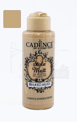 Farba akrylowa matowa Style Matt beżowy 120ml S9006 Cadence