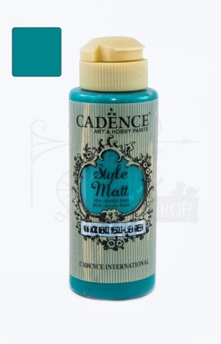 Farba akrylowa matowa Style Matt morska zieleń 120ml S9036 Cadence