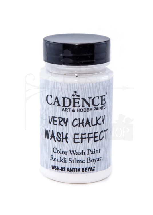 Farba kredowa Wash Effect antyczna biel 90ml WSH02 Cadence