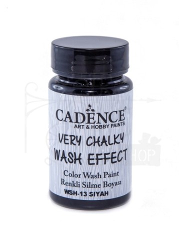 Farba kredowa Wash Effect czarny 90ml WSH13 Cadence