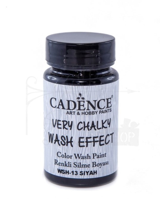 Farba kredowa Wash Effect czarny 90ml WSH13 Cadence