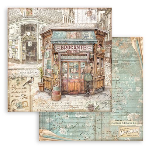 Zestaw papierów do scrapbookingu 20x20 Brocante Antiques SBBS100 Stamperia