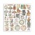 Zestaw papierów do scrapbookingu 20x20 Brocante Antiques SBBS100 Stamperia