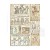 Papier ryżowy A6 Brocante Antiques Backgrounds tła 8szt DFSAK6018 Stamperia