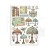 Papier washi A5 Brocante Antiques 8szt SBW05 Stamperia