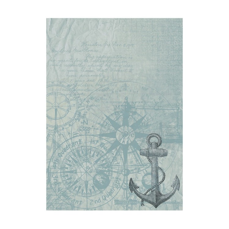 Papier ryżowy A6 Sea Land Backgrounds tła 8szt DFSAK6019 Stamperia