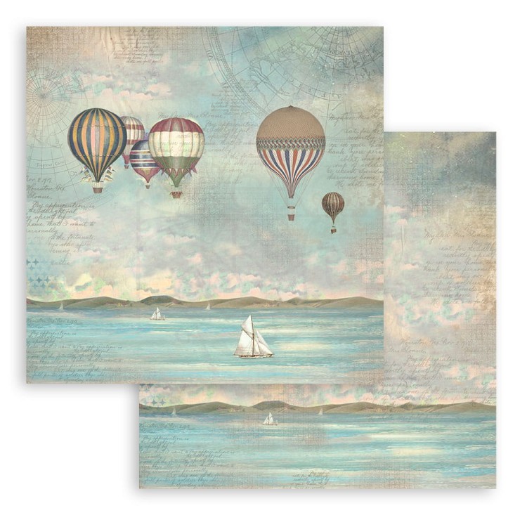 Zestaw papierów do scrapbookingu 20x20 Sea Land SBBS101 Stamperia