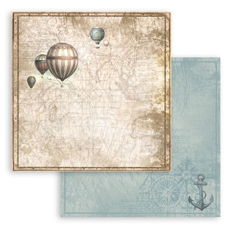 Zestaw papierów do scrapbookingu 20x20 Sea Land SBBS101 Stamperia