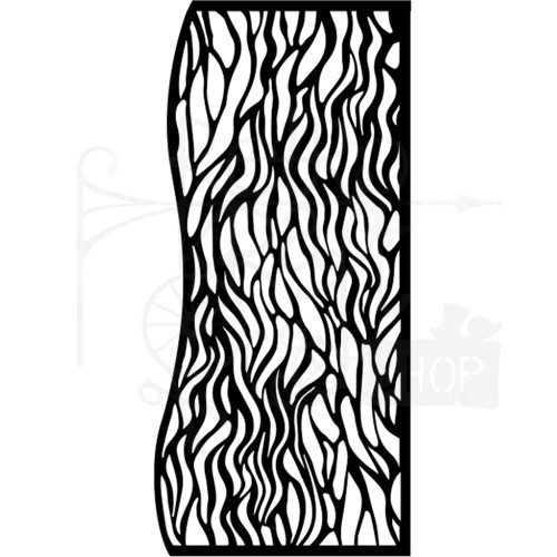 Szablon maska 12x25cm Sea Land Falowane tło KSTDL89 Stamperia