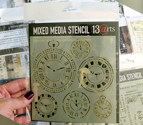 Szablon maska 15x15 Clocks Zegary ARTBIT16 13arts