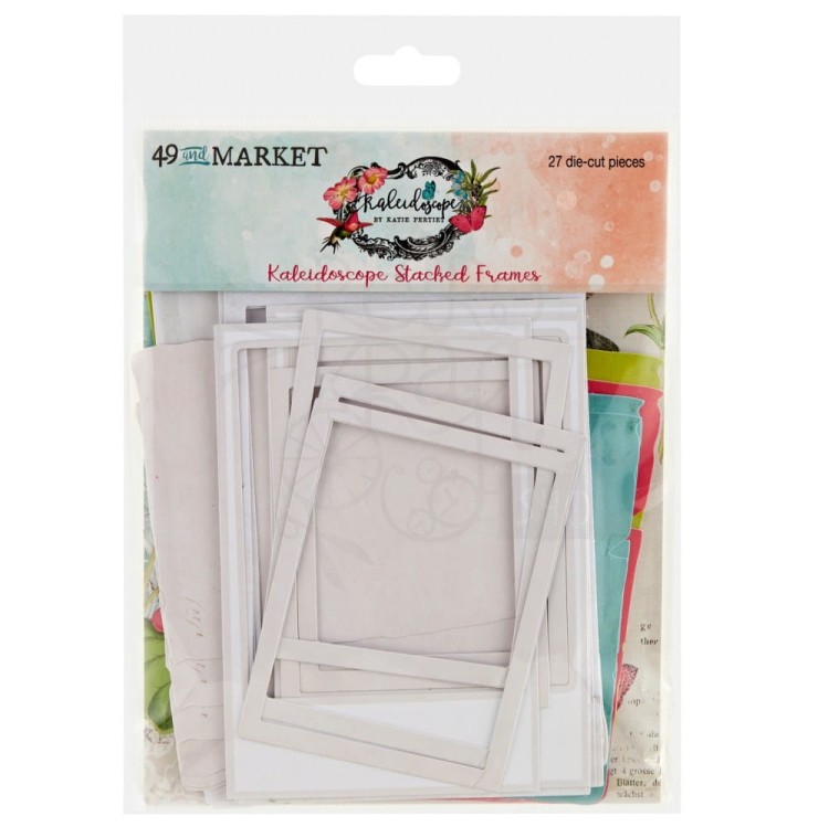 Ozdoby tekturowe ramki Kaleidoscope Stacked Frames 27szt KAL27259 49 and Market