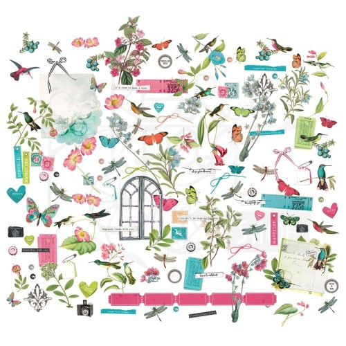 Ozdoby papierowe die-cuts Kaleidoscope Elements Mini 129szt KAL27228 49 and Market