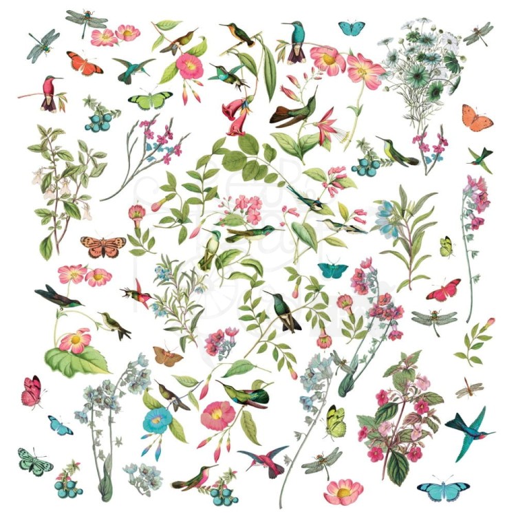 Ozdoby papierowe die-cuts Kaleidoscope Wildflowers 66szt KAL27211 49 and Market