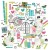 Ozdoby papierowe die-cuts Kaleidoscope Elements 116szt KAL27204 49 and Market