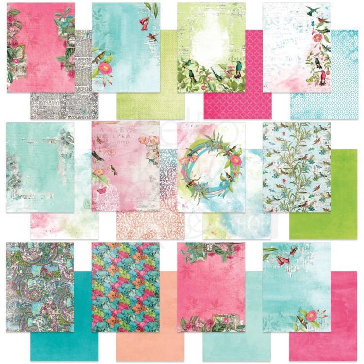 Zestaw papierów do scrapbookingu 15x20 Kaleidoscope KAL26979 49 and Market