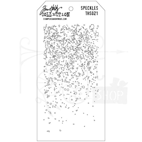 Szablon maska 12x22cm Speckles THS021 Tim Holtz Stampers Anonymous