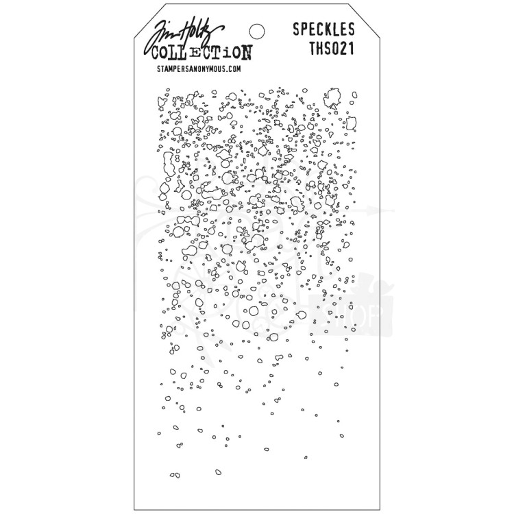Szablon maska 12x22cm Speckles THS021 Tim Holtz Stampers Anonymous