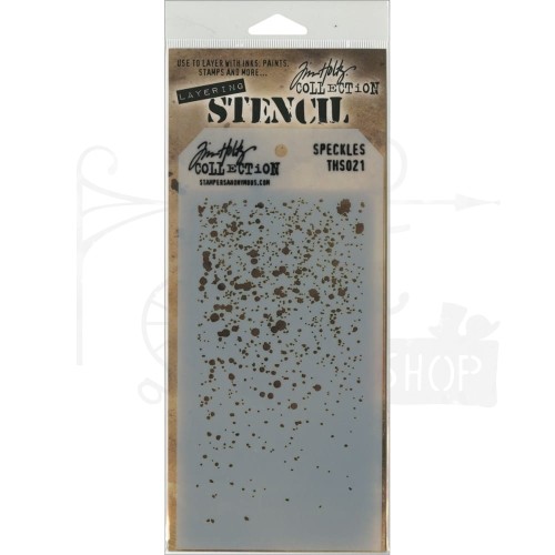 Szablon maska 12x22cm Speckles THS021 Tim Holtz Stampers Anonymous