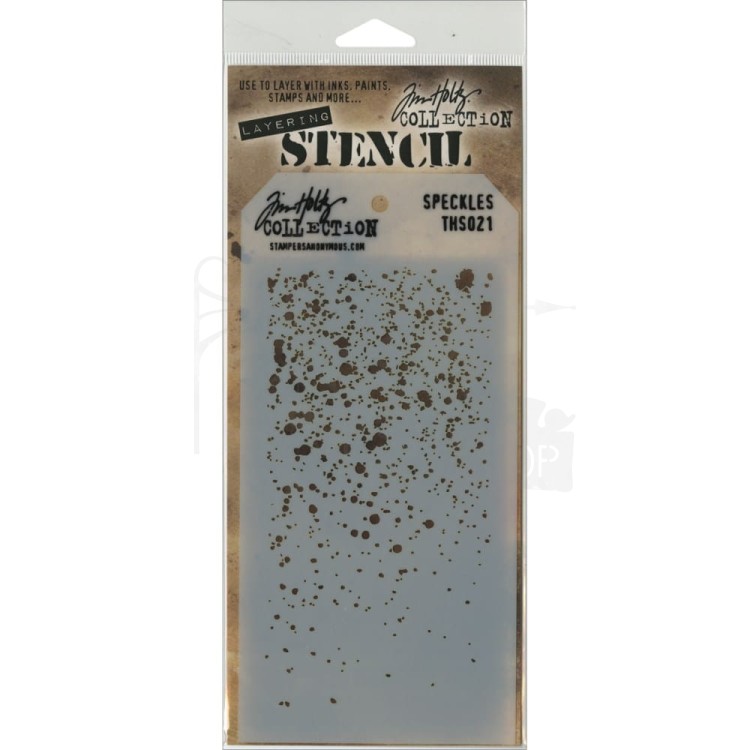 Szablon maska 12x22cm Speckles THS021 Tim Holtz Stampers Anonymous