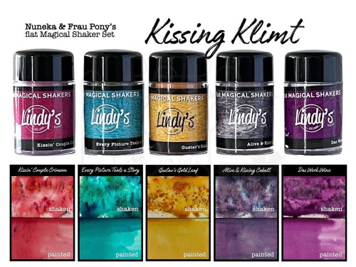 Zestaw Pigmentów Magical Shaker Set Kissing Klimt 5x10g KERSETPP 03 Lindy's