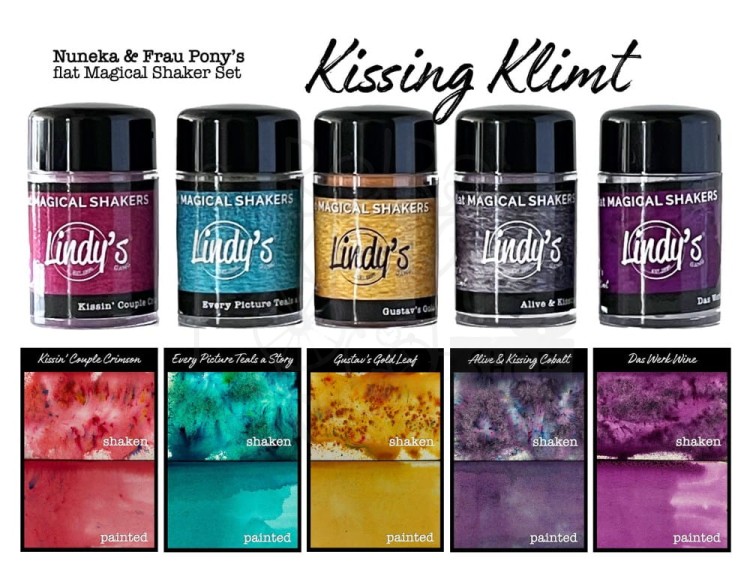 Zestaw Pigmentów Magical Shaker Set Kissing Klimt 5x10g KERSETPP 03 Lindy's